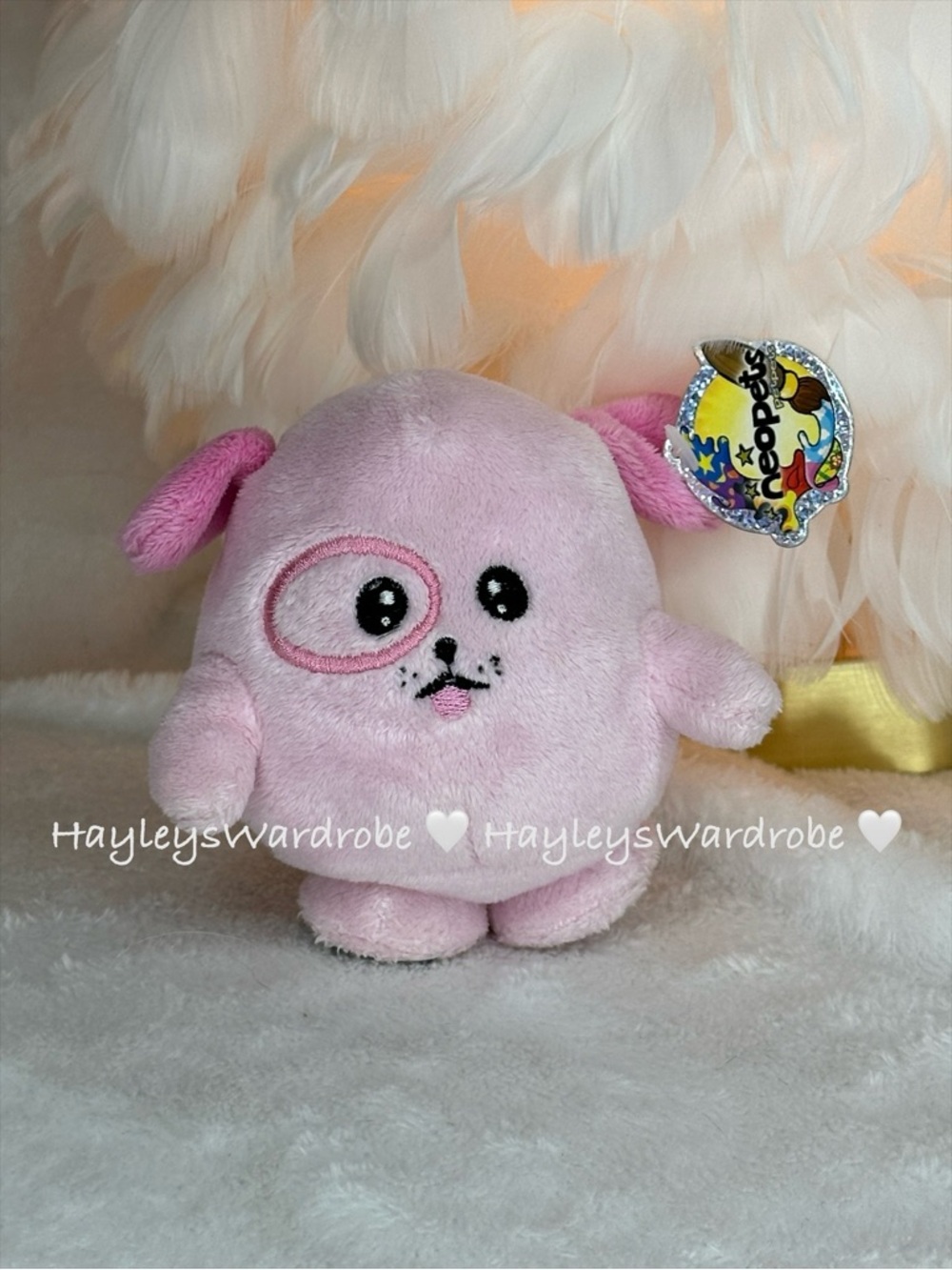 Neopets Pink Warf With Tags Vintage RARE